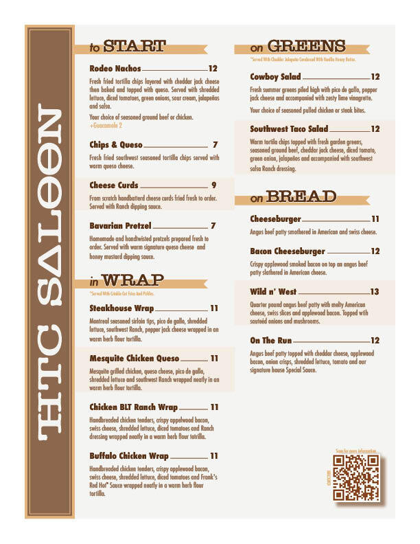 Menu Design